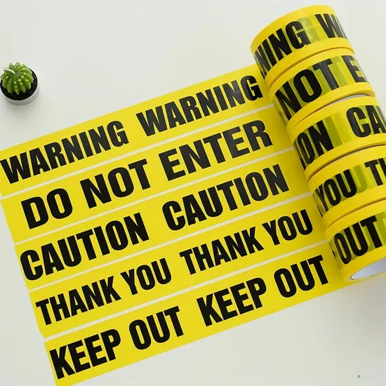 Non Adhesive PE Warning Caution Barricade Tape