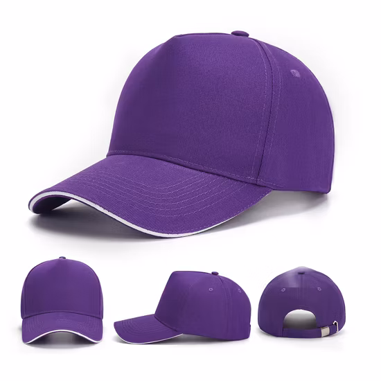 Berretto da camionista promozionale di alta qualità in bianco tinta unita moda all'aperto Berretto da baseball unisex nero berretto sportivo
