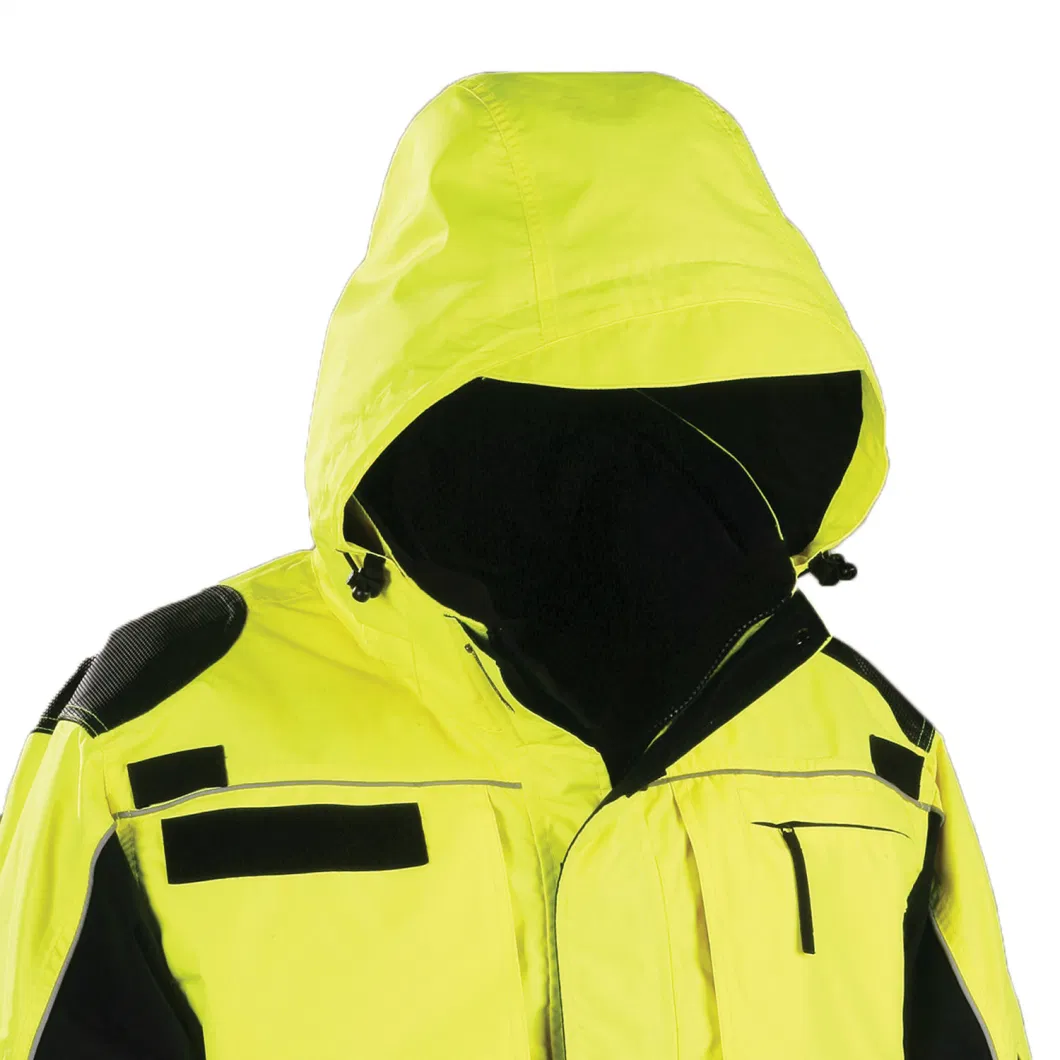 Original Manufacturer Mens Safety Waterproof Jacket Hi Vis Reflective Work Parka