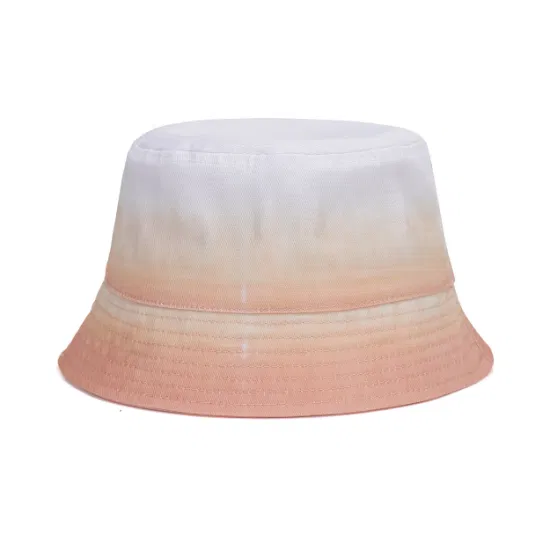 Cappello da pescatore stampato alla moda personalizzato in cotone 100% pieghevole per adulti