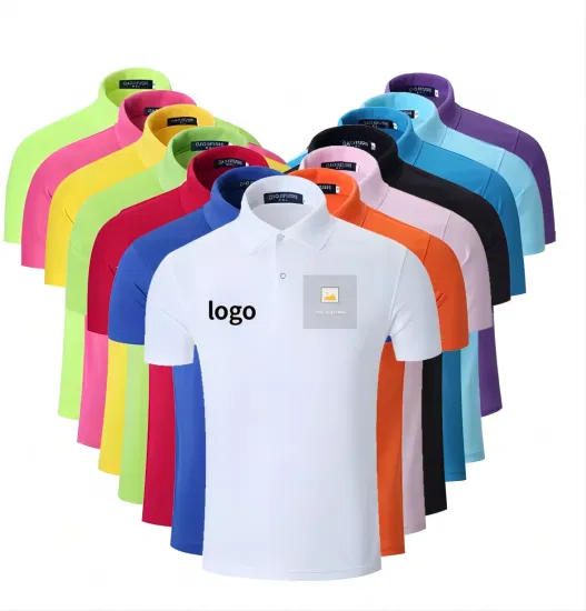 Promozione delle vendite T-shirt in cotone lavato con ricamo in poliestere tinta unita tinta unita con logo personalizzato